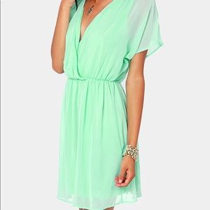 Honey Punch Mighty Aphrodite Mint Green Dress